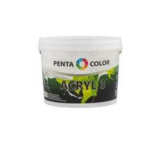 Dispersiniai dažai Pentacolor Acryl 3, balti, 10 l