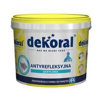 Emulsiniai dažai Dekoral Polinak, balti, 5 l