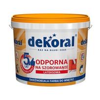 Akriliniai dažai Dekoral Akrylit Plus W, balti, 5 l