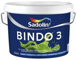 Dažai Sadolin Bindo 3 W0/BW, balti, 5 l