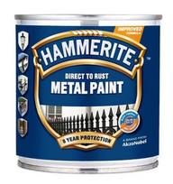Metalo dažai Hammerite Smooth, sidabro, 0.25 l