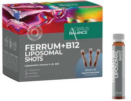 ferrumas - ACORUS BALANCE LIPOSOMINĖ GELEŽIS + B12, 25 ml, N14 - 1 nuotrauka