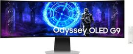 gaming monitor 144 hz - Samsung Odyssey G9 LS49DG950SUXEN 49" OLED Curved Sidabrinis (Silver) - 2 nuotrauka