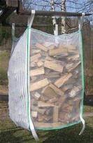 Ventiliuojamas didmaišis malkoms, 160 cm x 97 cm, 1000 l