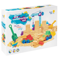 kinetinis smelis - Kinetinis smėlis Genio Kids Big Construction 1 kg - 2 nuotrauka