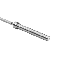 olimpinis grifas - Olimpinė tiesi štanga REBEL ACTIVE 220 cm, 20 kg - 3 nuotrauka
