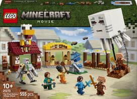 senukai minecraft lego - LEGO MINECRAFT Balionų Ghast ataka prieš kaimą 21273 - 1 nuotrauka