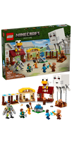 senukai minecraft lego - LEGO MINECRAFT Balionų Ghast ataka prieš kaimą 21273 - 3 nuotrauka