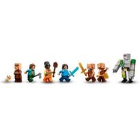 senukai minecraft lego - LEGO MINECRAFT Balionų Ghast ataka prieš kaimą 21273 - 4 nuotrauka