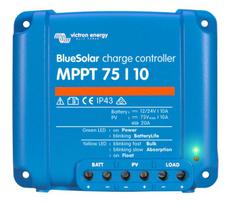 itampos valdiklis - Victron Energy BlueSolar MPPT 75/10 Įkrovimo Valdiklis - 2 nuotrauka