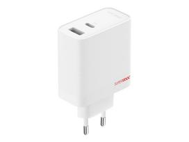 gan ikroviklis - OnePlus SUPERVOOC 80W GaN Dual USB-A + USB-C Kelioninis Įkroviklis Baltas (White) - 2 nuotrauka