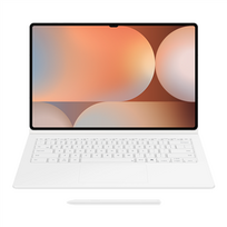 Samsung Book Cover Keyboard Slim Galaxy Tab S10 Ultra/S9 Ultra Baltas (White)