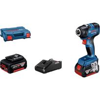 bosch 18v akumuliatoriai - Smūginis veržliasukis Bosch GDR 18V-200; 18 V; 2x4,0 Ah akum. - 1 nuotrauka