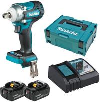 Smūginis veržliasukis Makita DTW301RTJ; 18 V; 2x5,0 Ah akum.