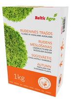 trasos ir viszaliams augalams - Trąšos visžaliams augalams Baltic Agro Autumn fertilizers, granuliuotos, 1 kg - 1 nuotrauka