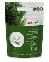 Trąšos visžaliams augalams, spygliuočiams Baltic Agro, granuliuotos, 1 kg