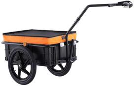 dviracio priekaba - Dviračio priekaba kroviniams, tvirta, sulankstoma, 40 kg talpos - 1 nuotrauka