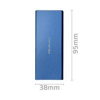 usb laikmenia - Qoltec 51832 Korpusas M.2 SSD diskas SATA NGFF USB 3.0 2TB Mėlynas (Blue) - 9 nuotrauka
