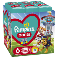 Pampers Pants Paw Patrol, 6 dydis, 14-19 kg, 120 vnt.