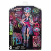 monster high fest - Mattel Monster High Lagoona Blue, muzikos festivalio serija, HXH82, 32.5 cm - 1 nuotrauka