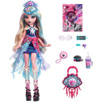 monster high fest - Mattel Monster High Lagoona Blue, muzikos festivalio serija, HXH82, 32.5 cm - 2 nuotrauka