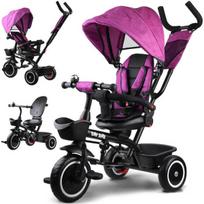 triratuko stogelis - Tiny Bike 3in1 Rožinis (Pink) Triratis Dviratis SP0650 - 1 nuotrauka