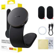 wireless telefono laikiklis - Baseus C02 Pro, belaidžio įkrovimo automobilinis laikiklis - 2 nuotrauka