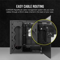 corsair icue 5000d rgb - Corsair iCUE 5000D RGB Airflow Black (Juodas) - 1 nuotrauka
