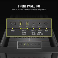 corsair icue 5000d rgb - Corsair iCUE 5000D RGB Airflow Black (Juodas) - 5 nuotrauka