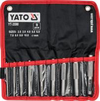 skyliu ismusejai - Yato YT-3590 Skylamušiai odai 9 vnt. 2,5-10 mm - 1 nuotrauka
