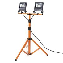 statybiniai prozektoriai - Ledvance Prožektorius su stovu TRIPOD, 2x30 W, 5400 lm, 4000 °K, IP65, pilkas (Gray) - 1 nuotrauka