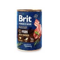Šlapias šunų maistas Brit Premium By Nature Pork with Trachea, kiauliena, 0.8 kg