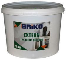 Fasado glaistas Briko, baltas, 16 kg