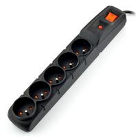 HSK Data Surge Protector 5 Outlet 1.5m Black