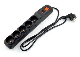 surge protector - HSK Data Surge Protector 5 Outlet 1.5m Black - 3 nuotrauka