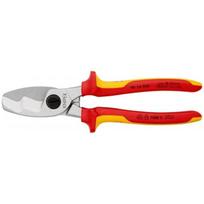 elektriko reples - Elektrikų kabelio žirklės KNIPEX 9516, 200mm - 1 nuotrauka
