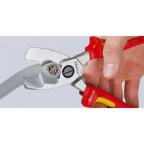 elektriko reples - Elektrikų kabelio žirklės KNIPEX 9516, 200mm - 3 nuotrauka