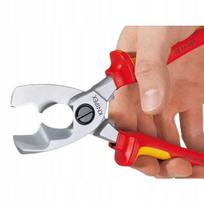 elektriko reples - Elektrikų kabelio žirklės KNIPEX 9516, 200mm - 4 nuotrauka