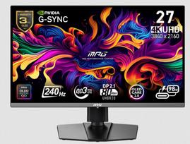 MSI MPG 272URX QD-OLED 26.5 colio Juodas (Black)