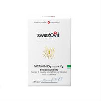 vitaminas d3 4000 k2 eurovaistine - SWISSOVIT VITAMINAS D3 4000 IU + K2, 30 kapsulių - 2 nuotrauka