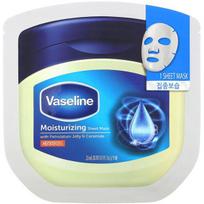 Drėkinamoji lakštinė veido kaukė Vaseline, 23 ml