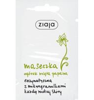 Gelinė veido kaukė Ziaja Cucumber Mint 7 ml