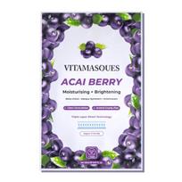 VITAMASQUES Acai uogų veido kaukė