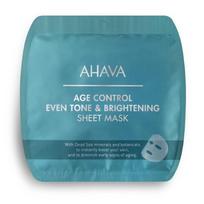 Šviesinanti lakštinė veido kaukė Ahava Age Control Even Tone & Brightening Sheet Mask, 1 vnt.