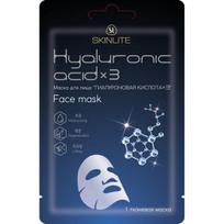 Lakštinė, drėkinamoji veido kaukė Skinlite Hialurono rūgštis x3, 1 vnt.