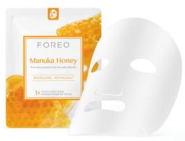 Lakštinė veido kaukė Foreo Manuka Honey Sheet Mask, 3 x 20 g