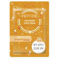 Greito poveikio „Anti-aging“ lakštinė veido kaukė su peptidais El‘Skin Antiaging, 1 vnt.