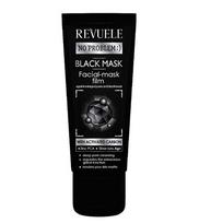 Veido kaukė Revuele No Problem Black Mask, juoda su aktyvuota anglimi, 80 ml