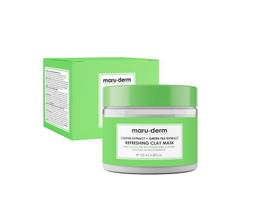 Gaivinamoji veido kaukė molio, kavos ekstraktas + žaliosios arbatos ekstraktas Maruderm, 100 ml