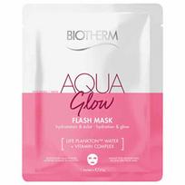 Drėkinanti ir šviesinanti veido kaukė Biotherm Aqua Glow, 35 ml